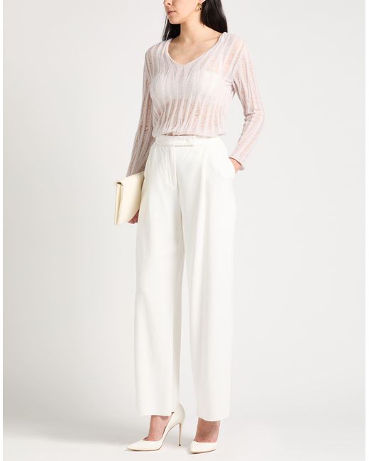 Alpha Studio White Sweater