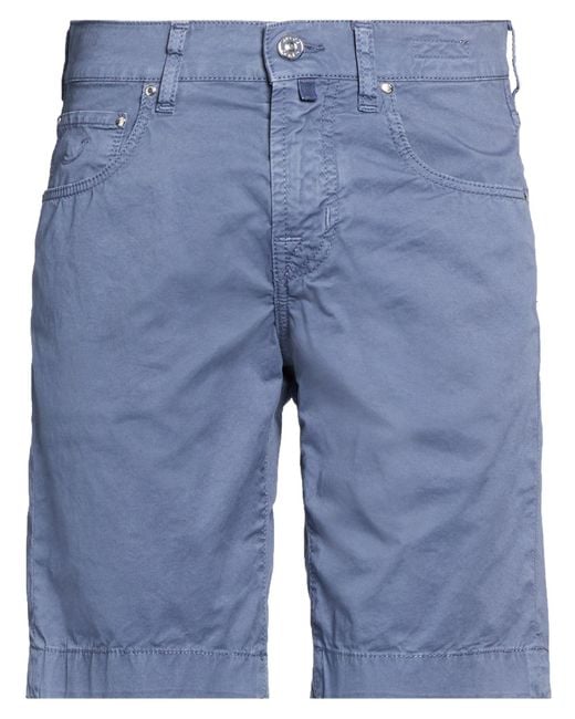 Jacob Cohen Blue Shorts & Bermuda Shorts Cotton, Elastane, Polyester for men