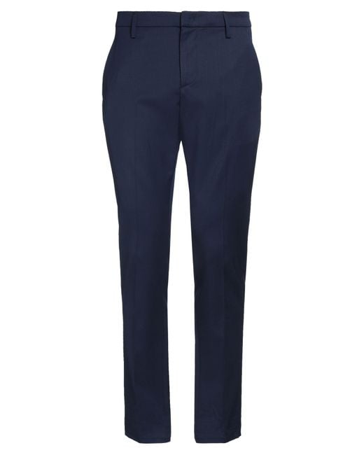Dondup Blue Pants Virgin Wool, Elastane for men