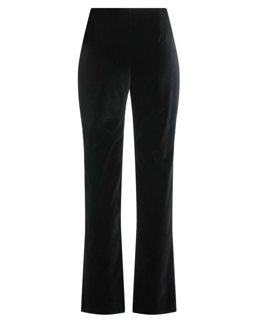 The Row Black Pants Cotton, Silk