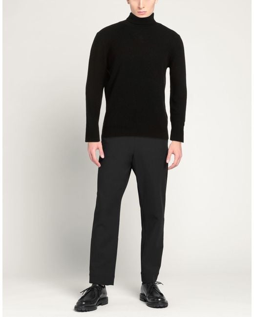 Aragona Black Turtleneck for men