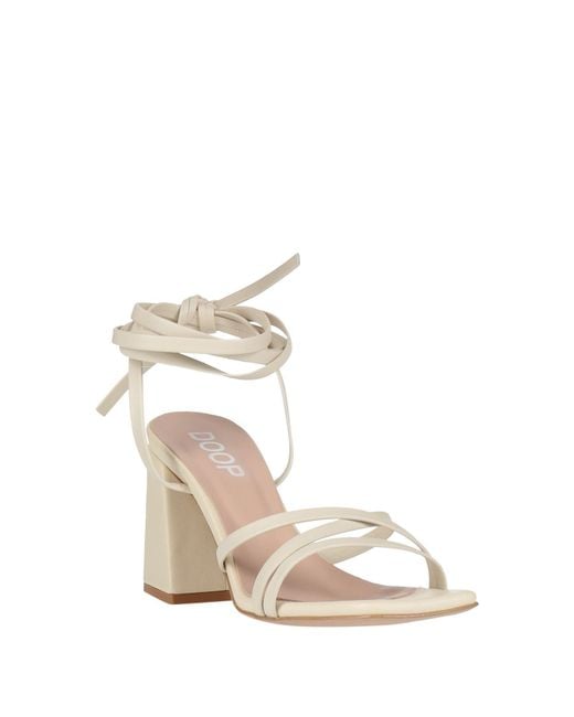 Doop Natural Ivory Sandals Leather