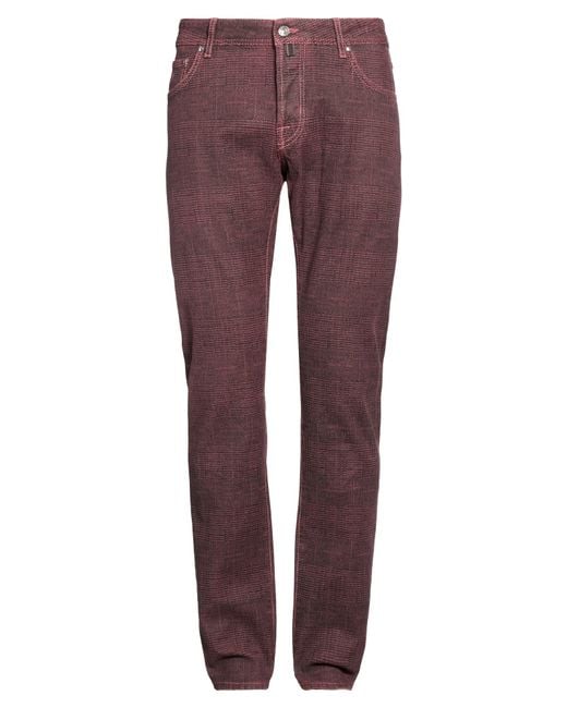 Jacob Cohen Purple Pants Cotton, Elastane, Polyester for men