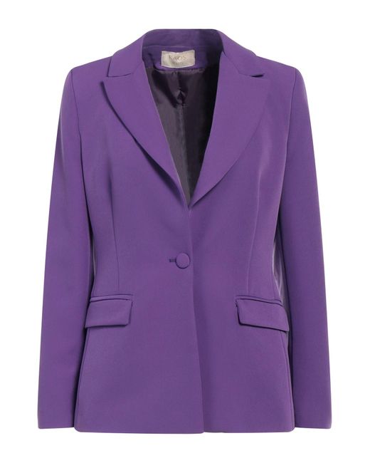 Kaos Purple Blazer