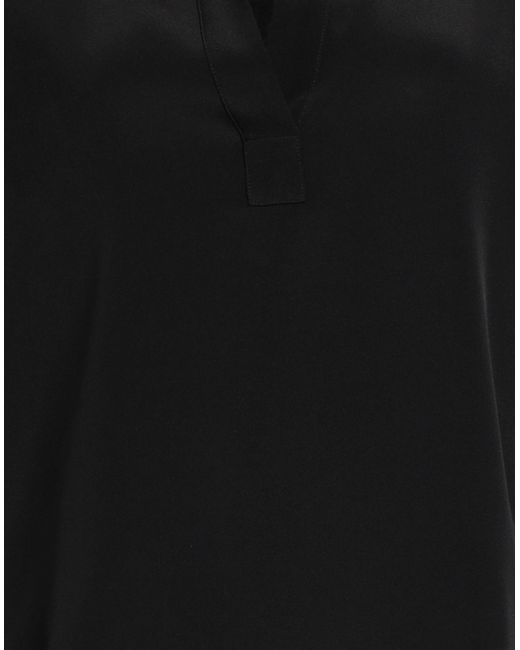 Max Mara Black Top Silk