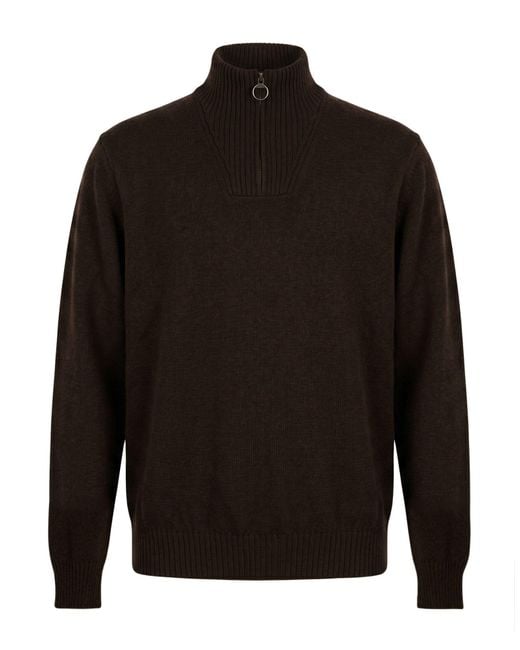 Barbour Black Sweater Wool for men