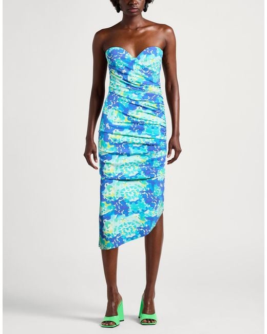 La Petite Robe Di Chiara Boni Blue Midi Dress