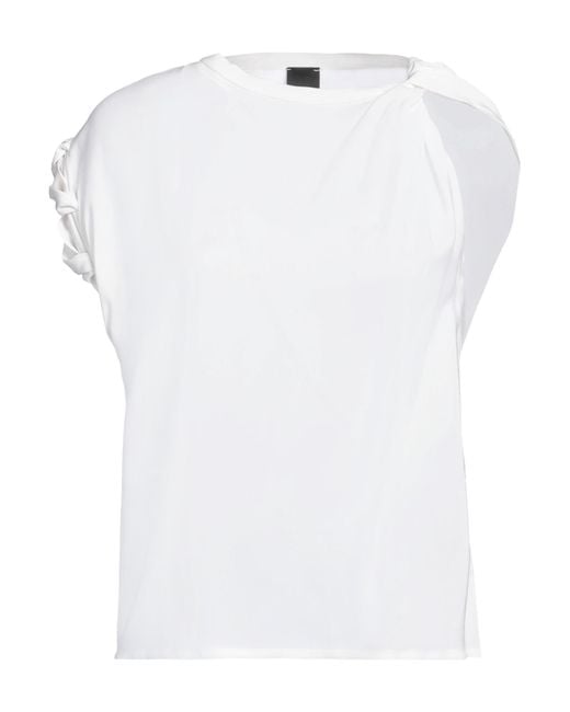 Pinko White Top Viscose, Elastane