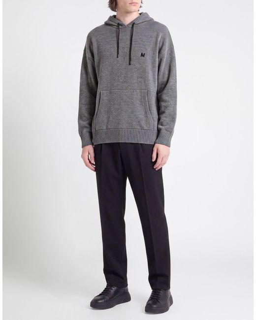 MSGM Gray Sweater Merino Wool, Cashmere for men