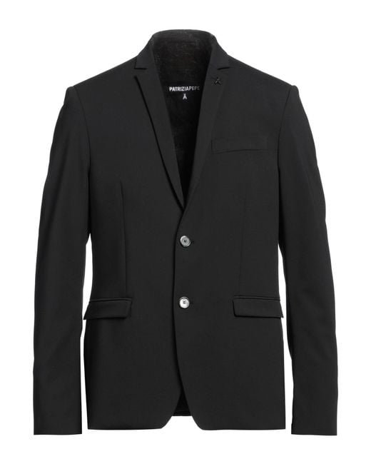 Patrizia Pepe Black Blazer for men