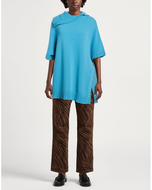 Boutique Moschino Blue Sweater Virgin Wool, Cashmere