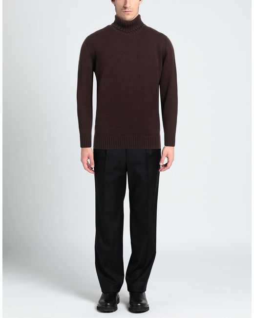 Drumohr Brown Turtleneck for men