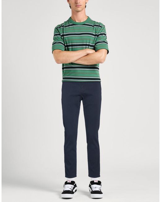 Dondup Blue Pants Cotton, Elastane for men