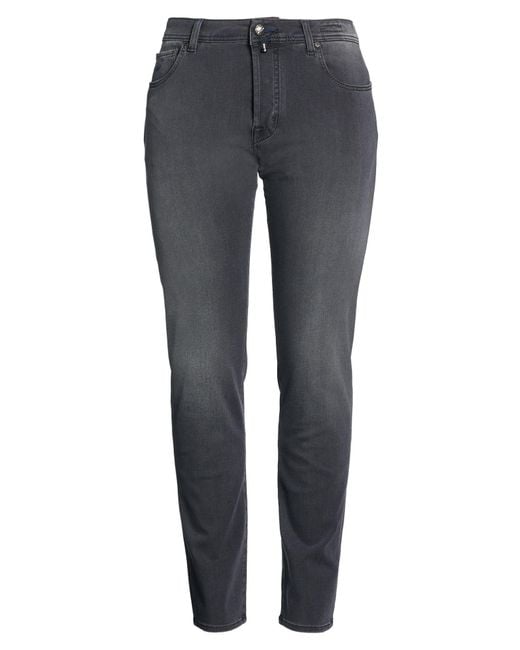 Jacob Cohen Gray Jeans Modal, Cotton, Polyester, Elastane