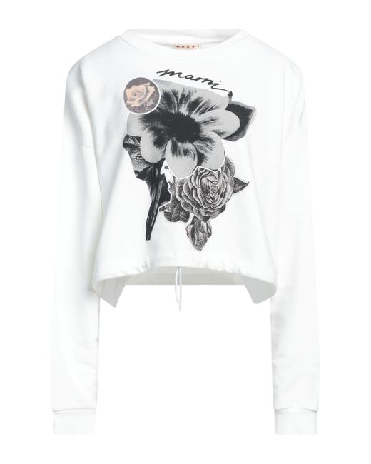 Marni White Sweatshirt