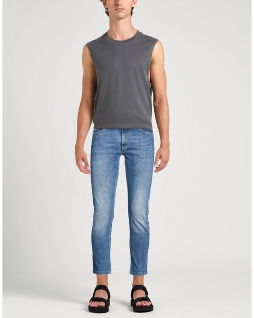 Daniele Alessandrini Blue Jeans Cotton, Elastane for men