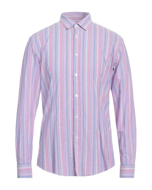 Camisa Daniele Alessandrini de hombre de color Purple