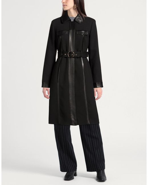 MARCIANO BY GUESS Black Overcoat & Trench Coat