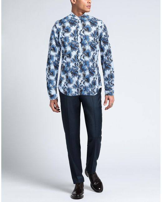 Camicia di CALIBAN 820 in Blue da Uomo