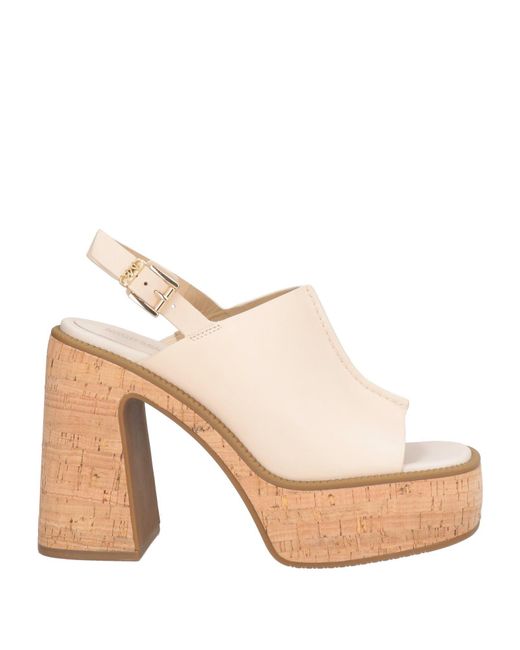 MICHAEL Michael Kors Natural Cream Sandals Leather