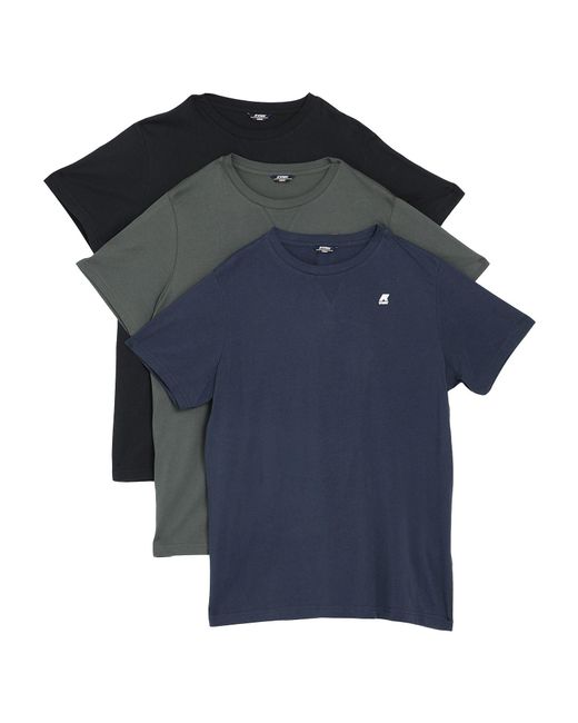 K-Way Blue T-shirt for men
