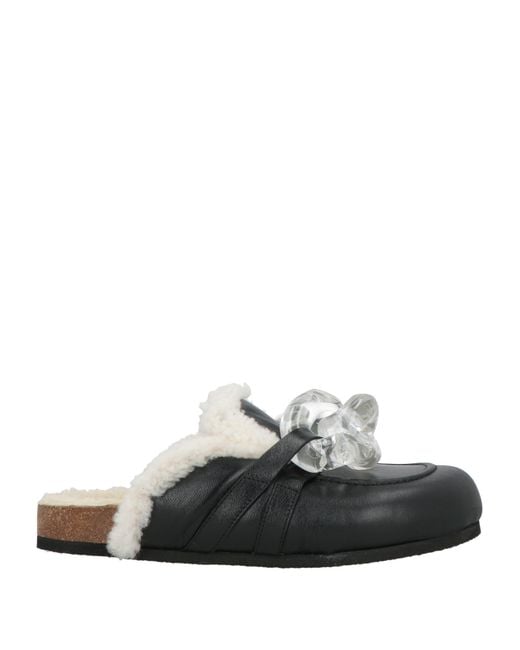 J.W. Anderson Black Mules & Clogs Calfskin for men