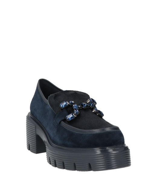 Jeannot Blue Midnight Loafers Leather