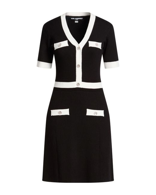 Karl Lagerfeld Black Mini Dress