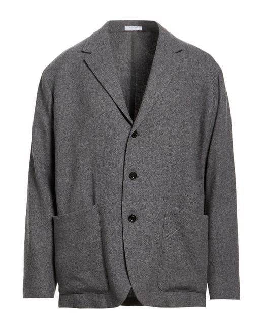 Boglioli Gray Blazer Wool, Cashmere for men