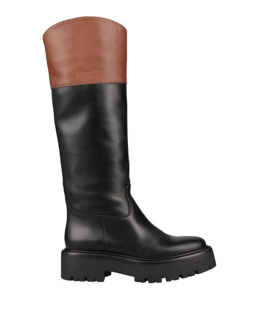 Baldinini Black Boot Calfskin