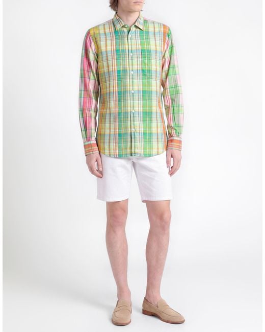 Aspesi Green Shirt Cotton for men