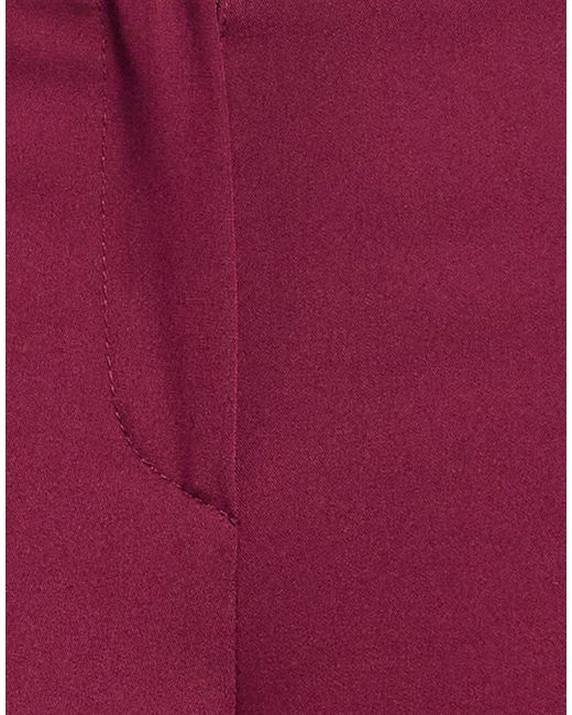 Kontatto Red Pants Polyester, Viscose, Elastane