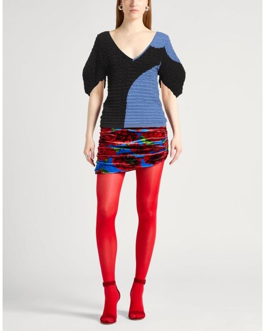 Liviana Conti Blue Sweater Viscose, Polyamide