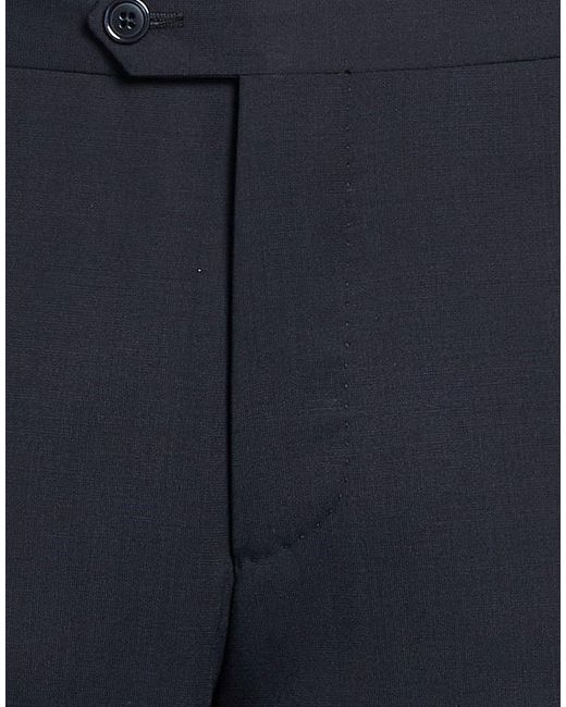 Lardini Blue Pants Polyester, Wool, Elastane for men