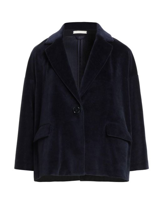 Circolo 1901 Blue Midnight Blazer Cotton, Polyester