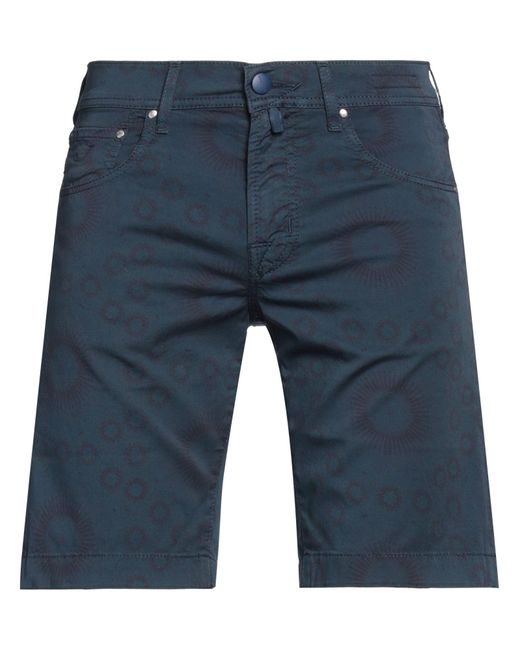 Jacob Coh?n Blue Midnight Shorts & Bermuda Shorts Cotton, Elastane for men