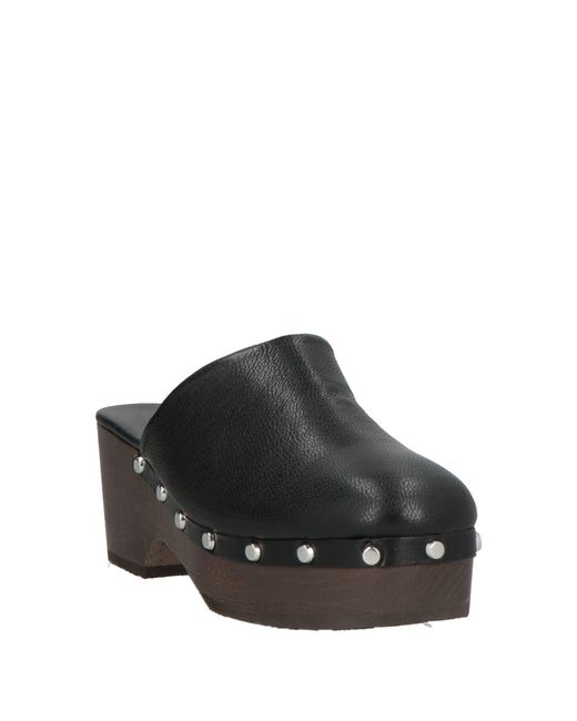 Scholl Black Mules & Clogs