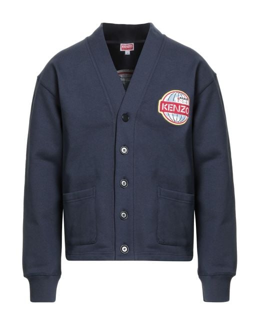 Yoox Navy Blue Kenzo Shirt KENZO Sweatshirt In Blue For Men Lyst UK