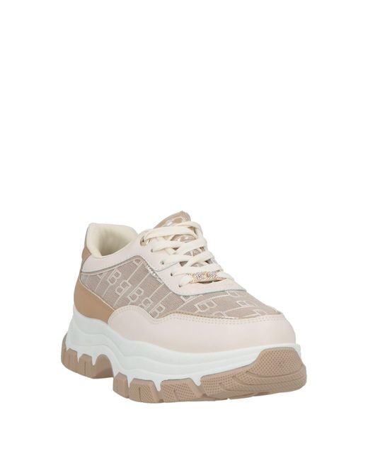 Laura Biagiotti White Sneakers Synthetic Material, Textile Fibers