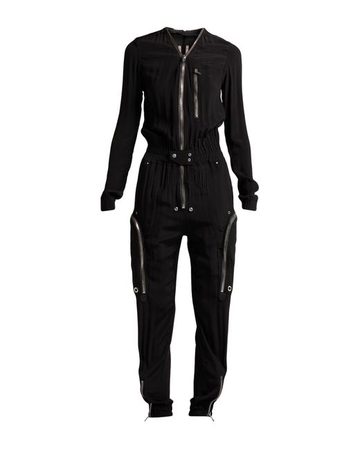 Rick Owens Black Jumpsuits