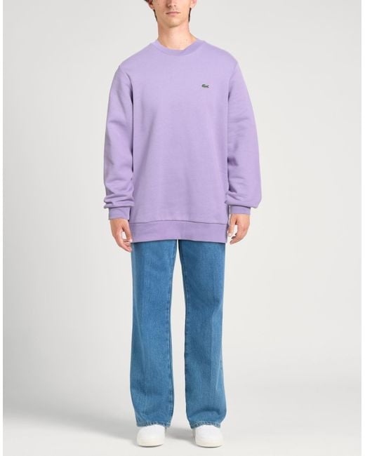 Lacoste Purple Sweatshirt for men