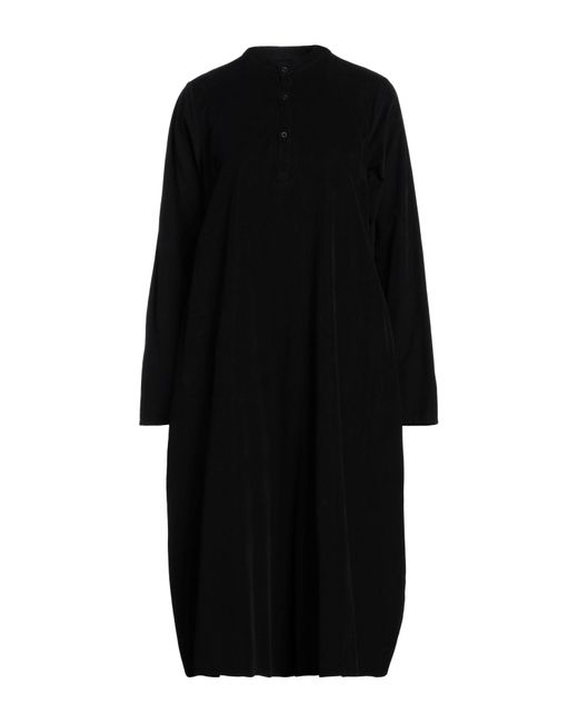 Labo.art Black Midi Dress Cotton