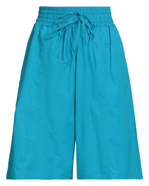 Jil Sander Blue Shorts & Bermuda Shorts Cotton