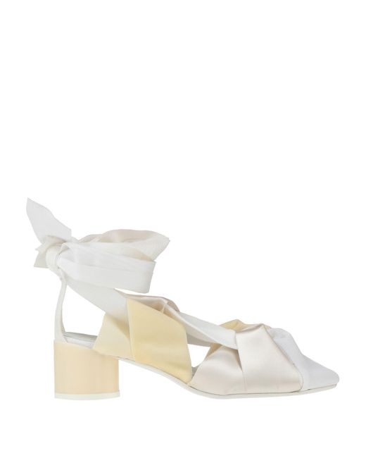 MM6 MAISON MARGIELA PARIS Sandale Tabi Femme Luxe Sandale Blanche 39