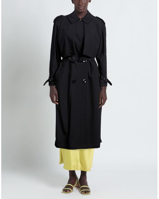 Herno Black Overcoat & Trench Coat