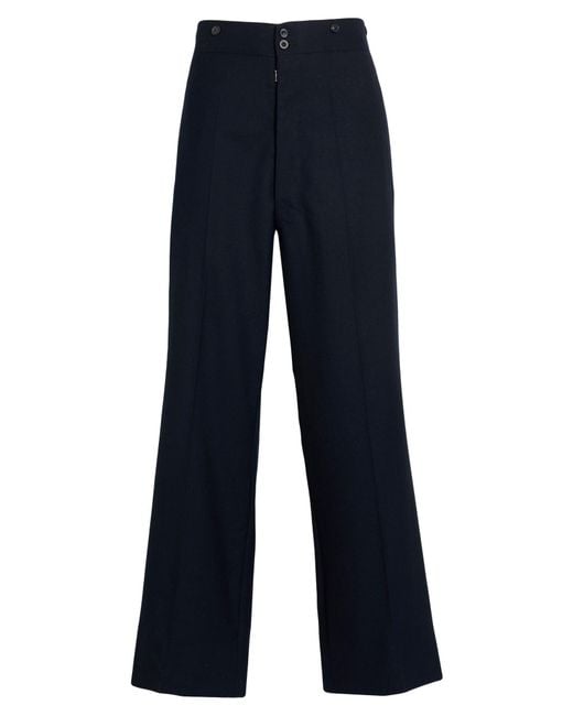 Maison Margiela Blue Pants for men