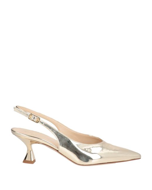 Baldinini Natural Platinum Pumps Leather