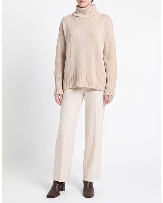 Artichoke Natural Turtleneck Cashmere