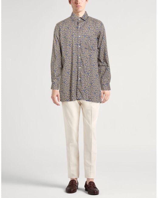 Massimo Alba Gray Shirt for men