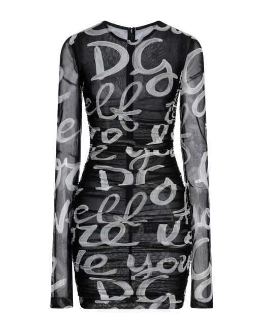 Vestito Corto di Dolce & Gabbana in Black